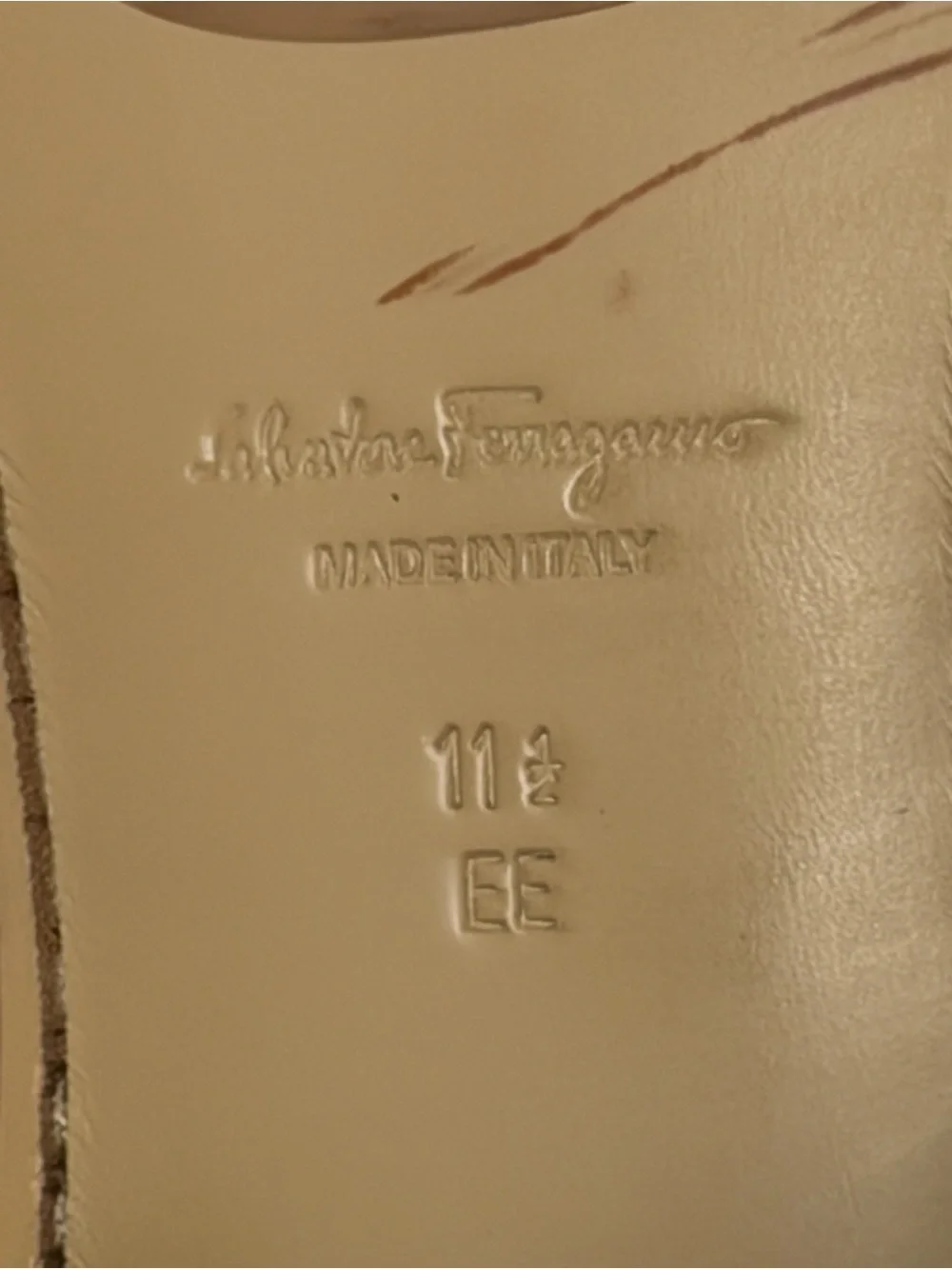 Salvatore Ferragamo Brown Leather Loafers with Gold Logo Hardware